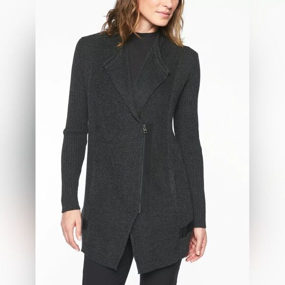 Athleta Athleisure Activewear Outdoors Cozycore Cashmere Dark Academia Sweater M - Picture 1 of 13